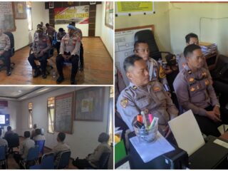 Perkuat Mental Spiritual, Personel Polres Mamberamo Tengah Ikuti Binrohtal Virtual