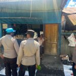 Polsek Kelila Tingkatkan Patroli Jalan Kaki di Hari Pasar, Cegah Gangguan Kamtibmas