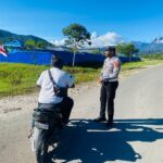Satlantas Polres Mamberamo Tengah Ajak Masyarakat Tertib Berlalu Lintas