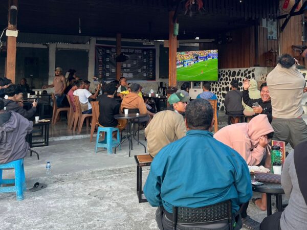 Nobar Bersama Wartawan, Kabid Humas Polda Papua Barat Sampaikan Imbauan Kamtibmas
