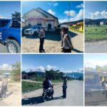 Pelayanan Humanis Sat Lantas Polres Mamberamo Tengah Warnai Strong Point Pagi
