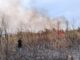 Kebakaran Hutan dan Lahan Terjadi di Distrik Tomage, Polsek Bomberay Lakukan Penanganan Cepat