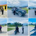 Polres Mamberamo Tengah Hadirkan Pelayanan Pagi, Satlantas Laksanakan Strong Point di Jalan Warabuke