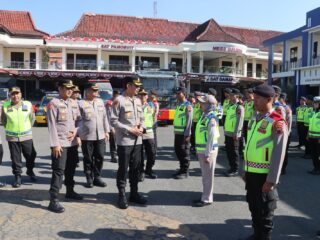 Polresta Cilacap Gelar Apel Siaga Bencana, Pastikan Personel Siap Hadapi Situasi Darurat