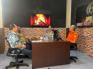 Polda Papua Barat Gelar Podcast Bersama Basarnas, BMKG, dan Dinas Kehutanan Bahas Kesiapsiagaan Menghadapi El Niño