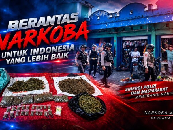 Polres Jayawijaya Amankan Lebih dari 1 Kilogram Ganja dalam Razia di Pasar Wouma
