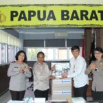 ‎Polda Papua Barat Terima Bantuan 5.000 Masker dari PT Pupuk Kaltim untuk Penanganan Karhutla