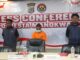 Kapolresta Manokwari Pimpin Press Conference Pengungkapan Kasus Tindak Pidana Melakukan Kekerasan terhadap Anak Yang Menyebabkan Kematian dan Pencurian Dengan Kekerasan