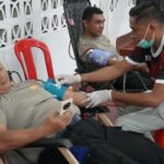 Sambut Hut Humas Polri Ke-75 Tahun 2026, Humas Polresta Manokwari Gelar Bakti Kesehatan Donor Darah di Aula Polresta Manokwari