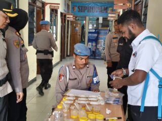 Polres Lanny Jaya Gencar Cegah Narkoba: Gelar Razia Dan Tes Urin Seluruh Personel